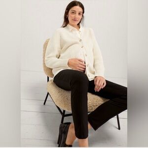 Hatch maternity cotton Marlow cardigan sweater size 0 XS